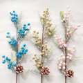 New Design Multicolor Artificial Simulation Christmas Flowers Home Decoration